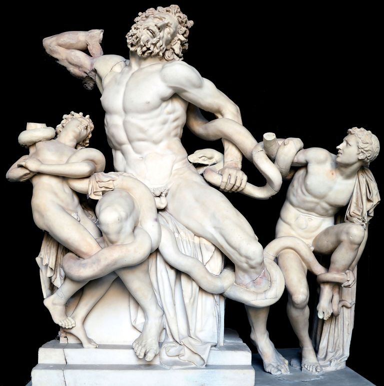 Laokoon-Gruppe in den Vatikanischen Museen