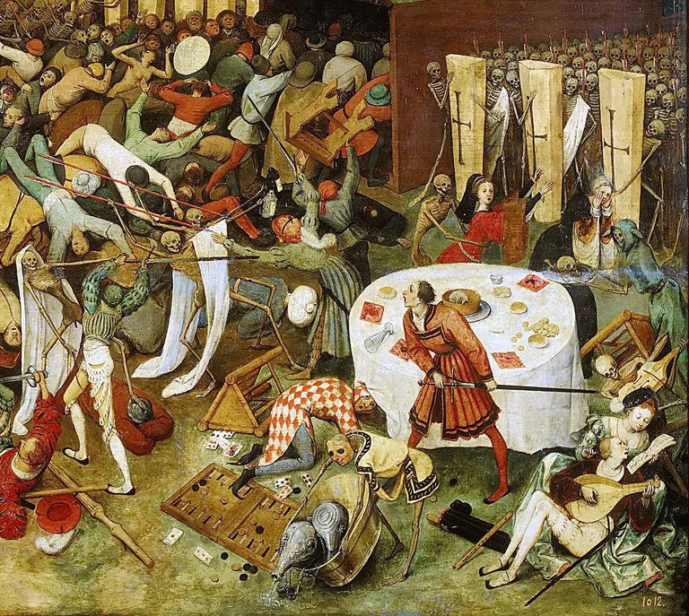 Pieter Bruegel the Elder (c. 1525–1530 – 1569): <em>The Triumph of Death,</em> detail, oil on wood, c. 1562, Museo del Prado, Madrid