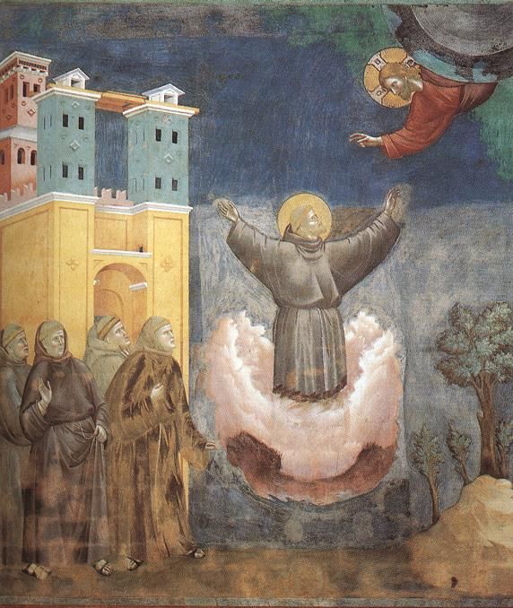 Giotto di Bondone (1267 or 1276–1337) (attributed): <em>Ecstasy of St Francis,</em> Basilika San Francesco